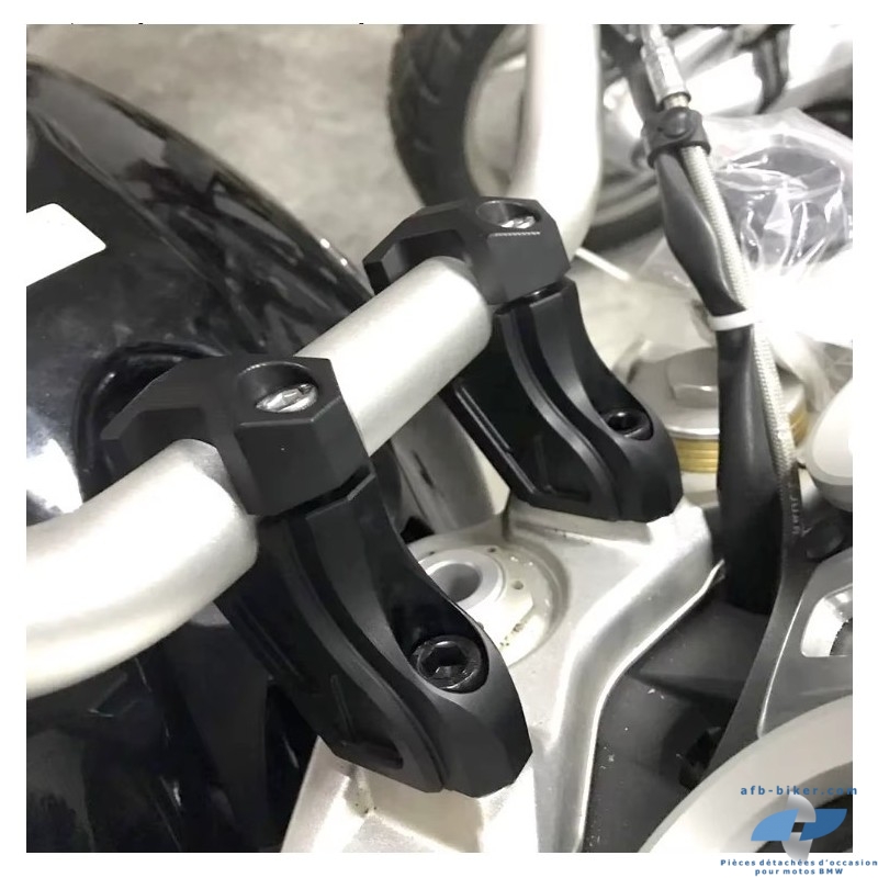 Rehausseurs de guidon noirs de BMW r 1200 R nine T/ Pure / Scrambler / Urban gs