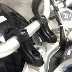 Rehausseurs de guidon argentés de BMW r 1200 R nine T/ Pure / Scrambler / Urban gs