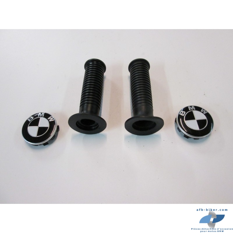 Poignées D et G + Chapeaux de moyeu BMW