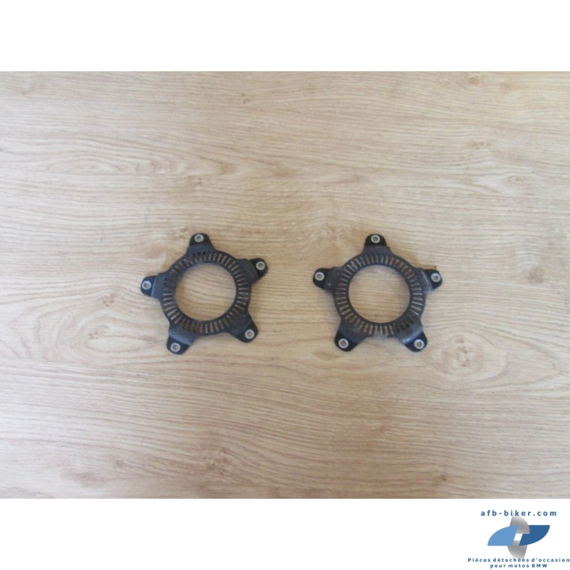 Les deux anneaux d'abs en état moyen,pour abs avant et arrière.